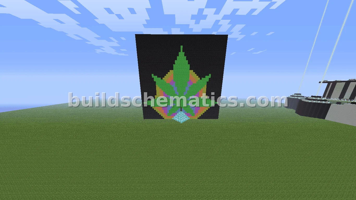 Leaf Pixel Art — view 2
