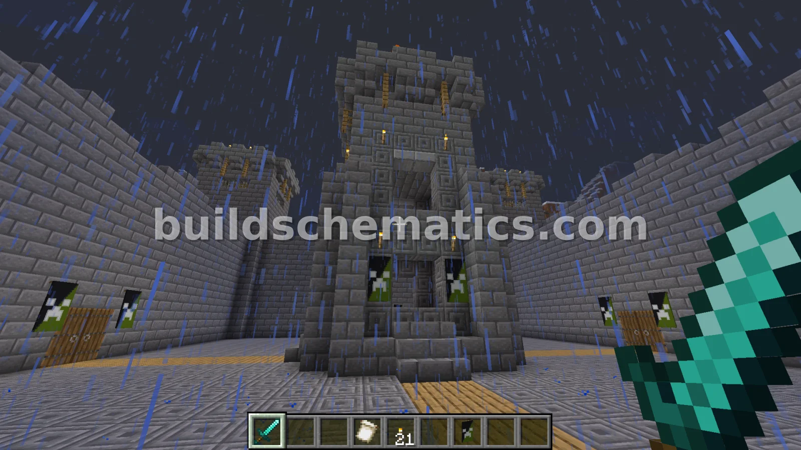 Creeper Castle Build — view 2