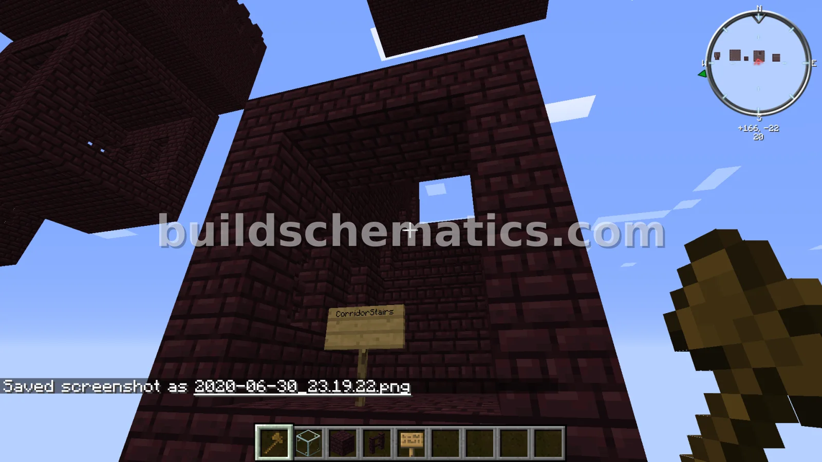 Nether Fortress Corridor Stairs Structure