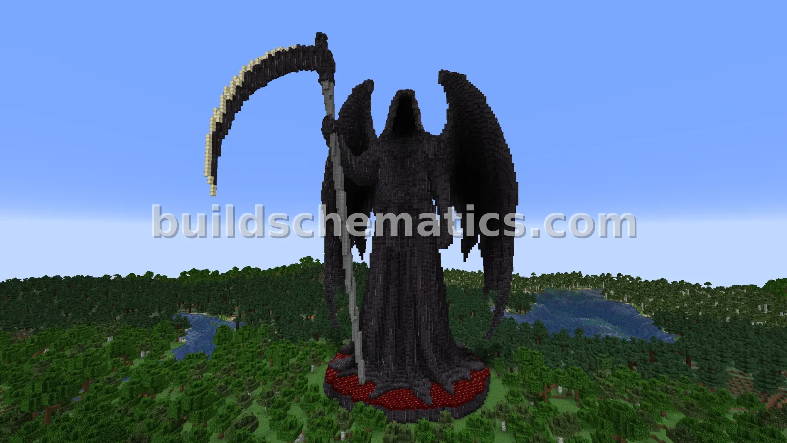 Death Reaper Statue Minecraft Build — view 5