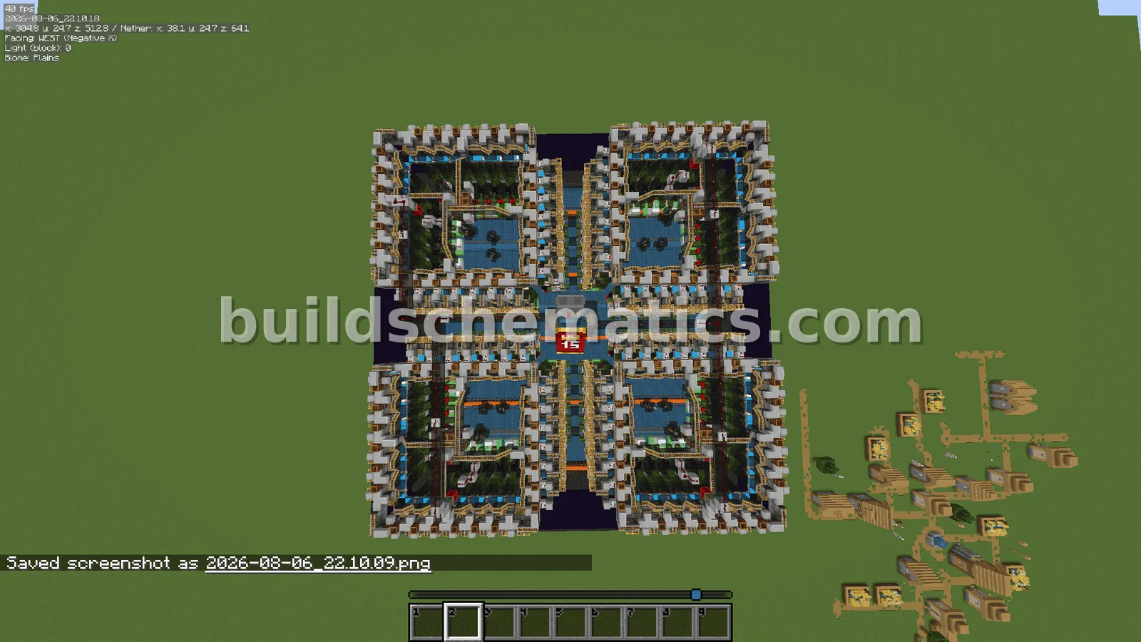 Quad Iron Farm With Mega Storage