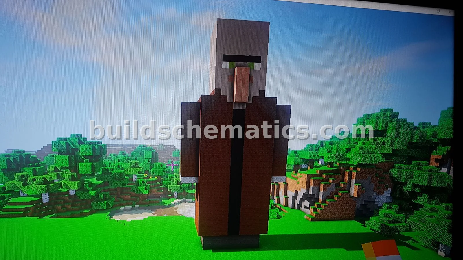 Villager Statue Sculpture