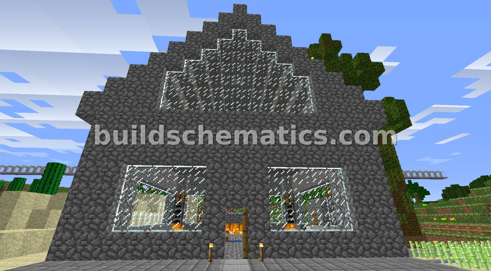 Cozy Home with Netherrack Fireplace