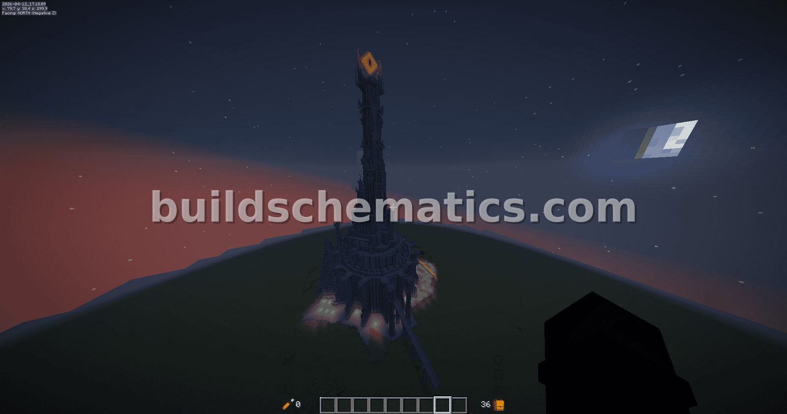 Sauron’s Eye Castle Replica