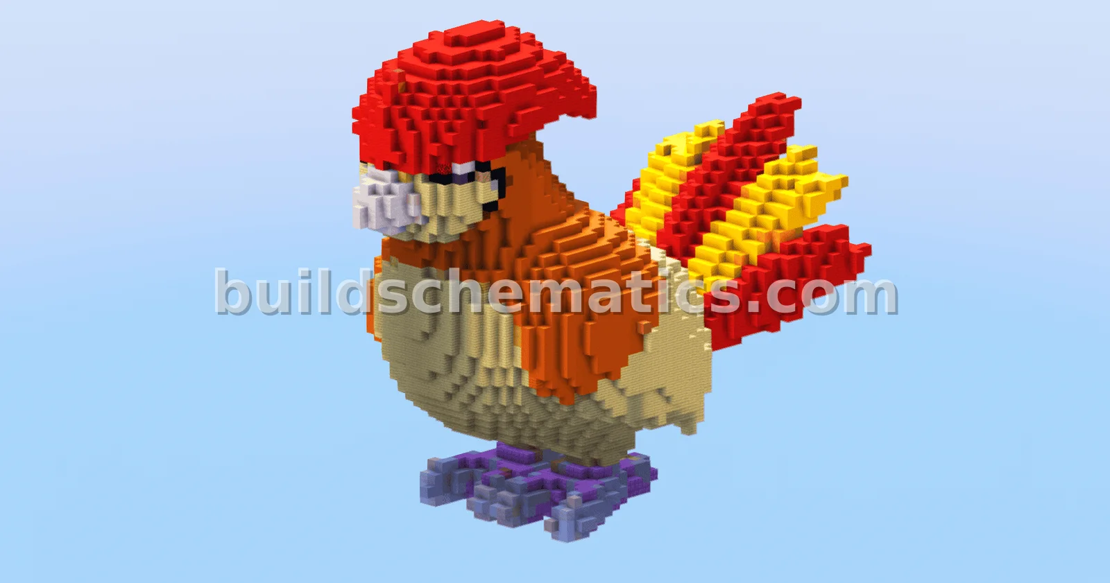 Pidgeot Pokemon Statue