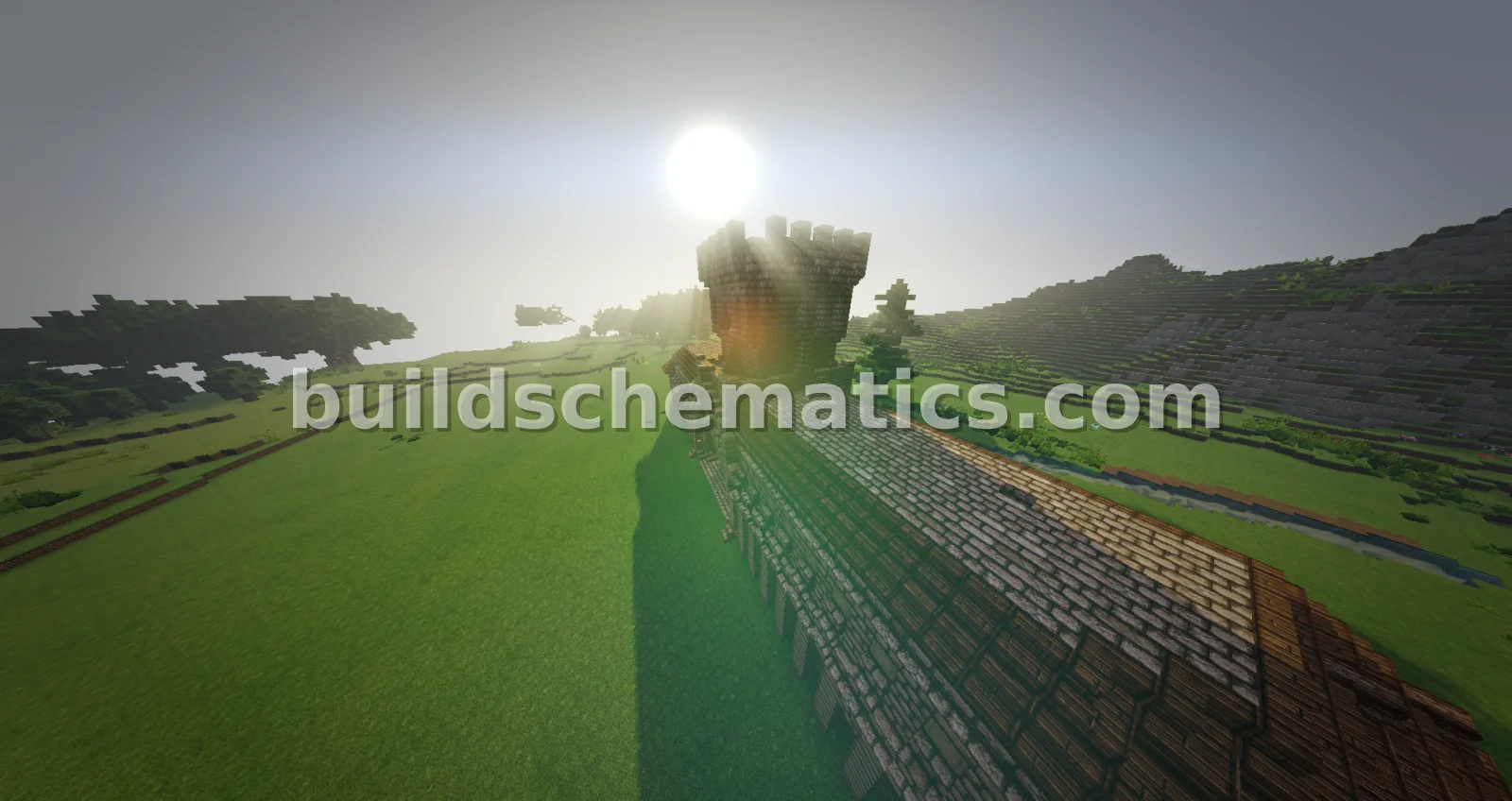 Medieval Town Gate Structure — view 3