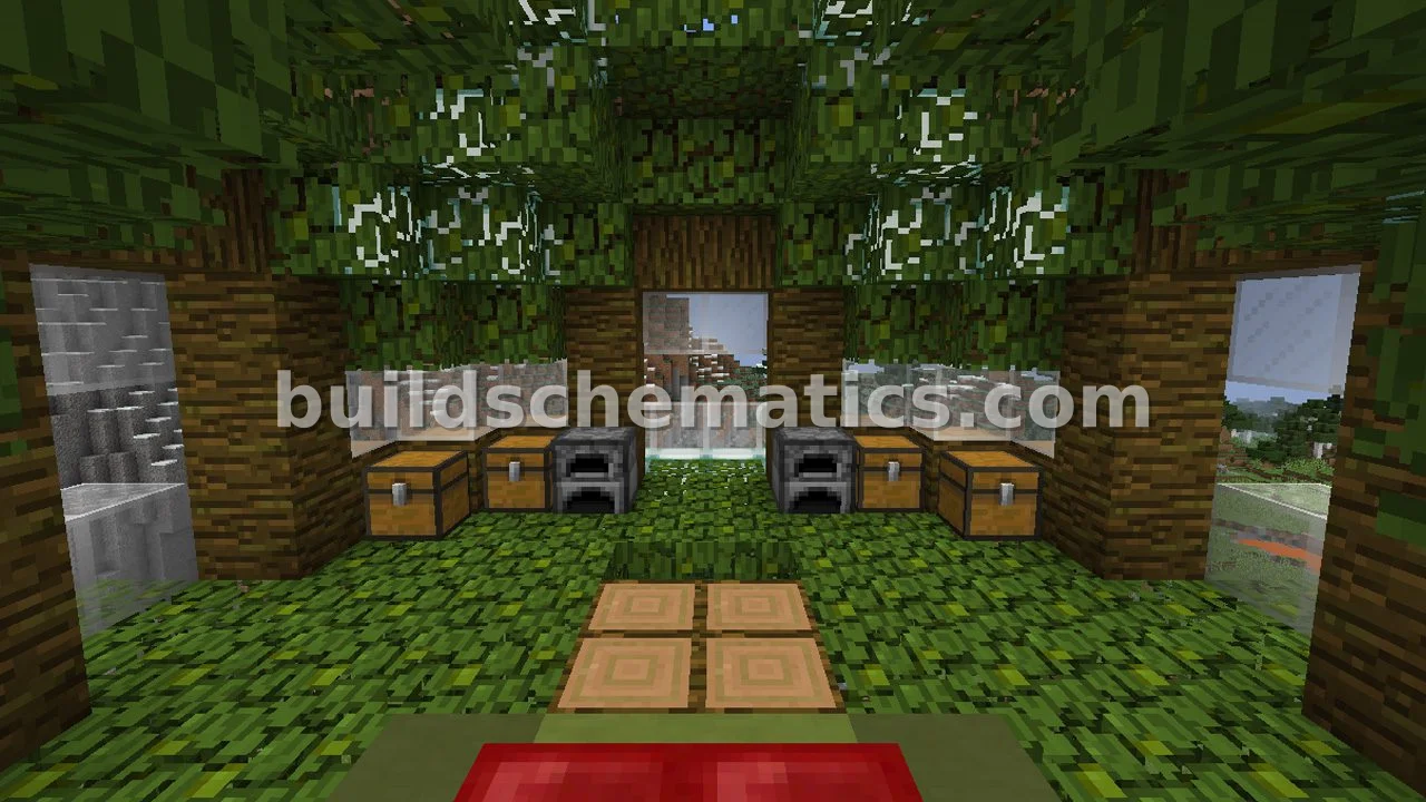 Jungle House with Crops and Enchanting — view 4