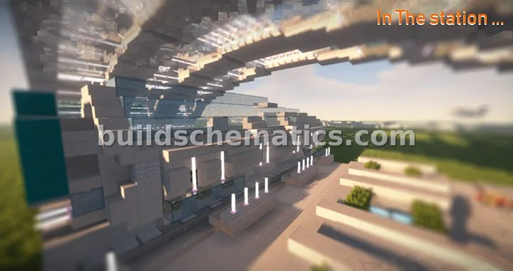Futuristic Train Locomotive — view 2