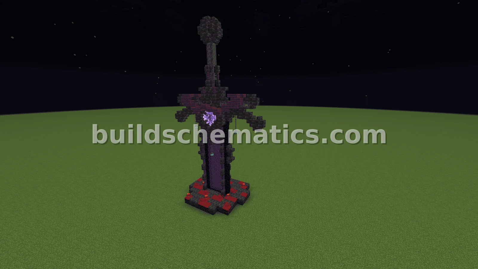 Nether Portal Sword Design
