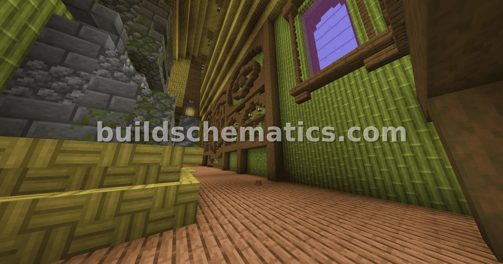 Medieval Fantasy Bamboo Farm Structure — view 4