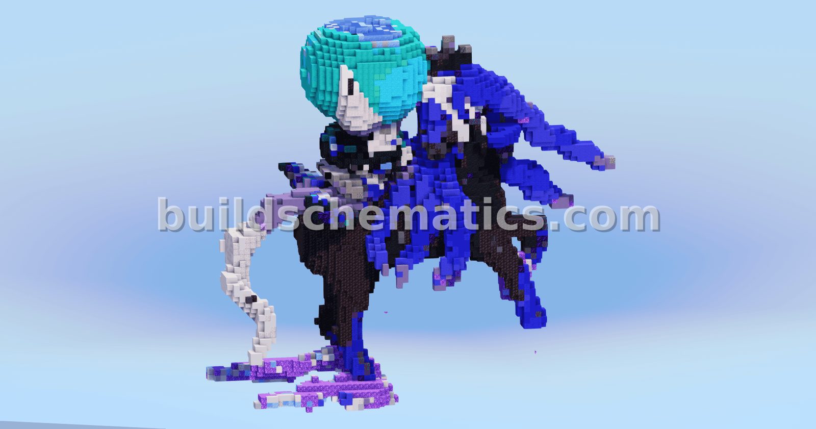 Calyrex Shadow Rider Structure
