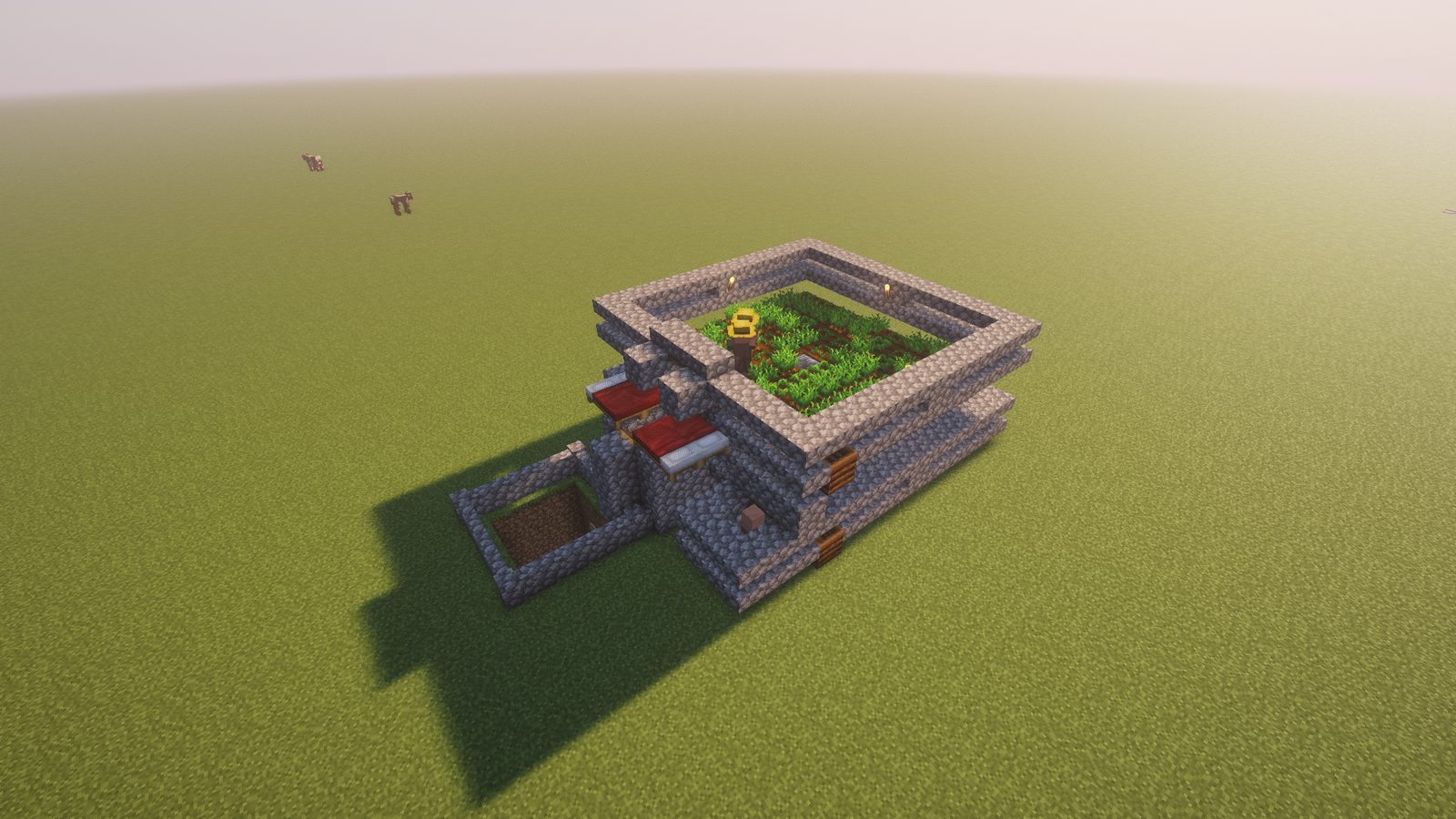 Villager Powered Carrot Potato Farm