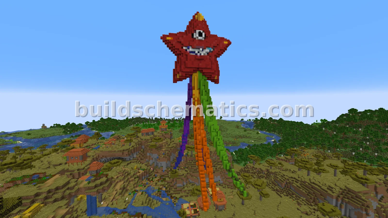 Minecraft RedStar Statue