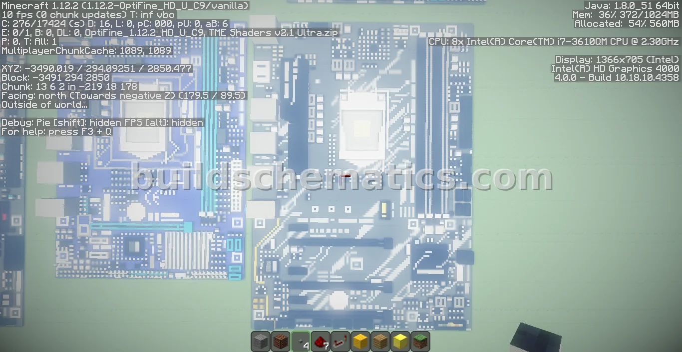 Gigabyte Z370P D3 Motherboard Pixel Art — view 2
