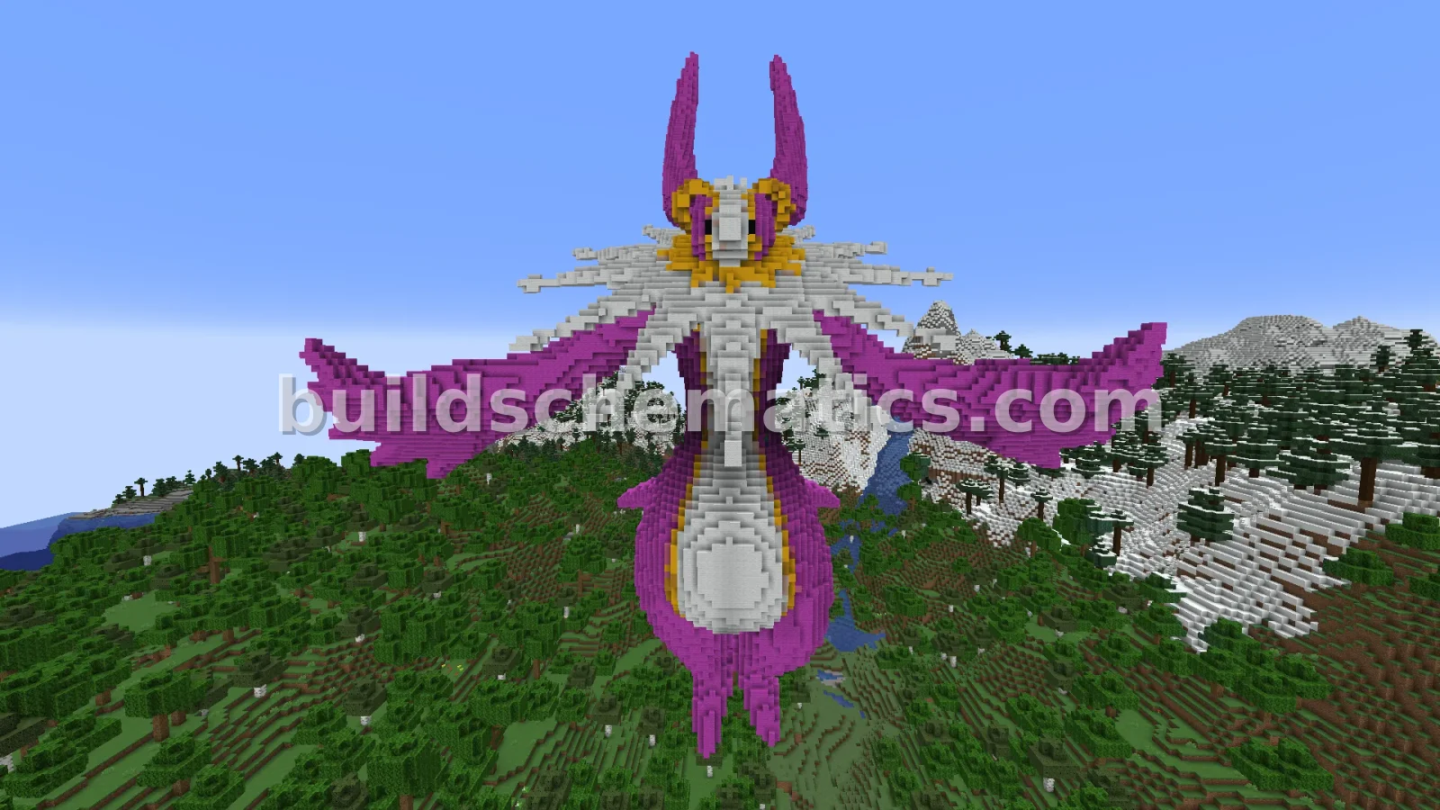 Cherubimon Statue Minecraft Digimon