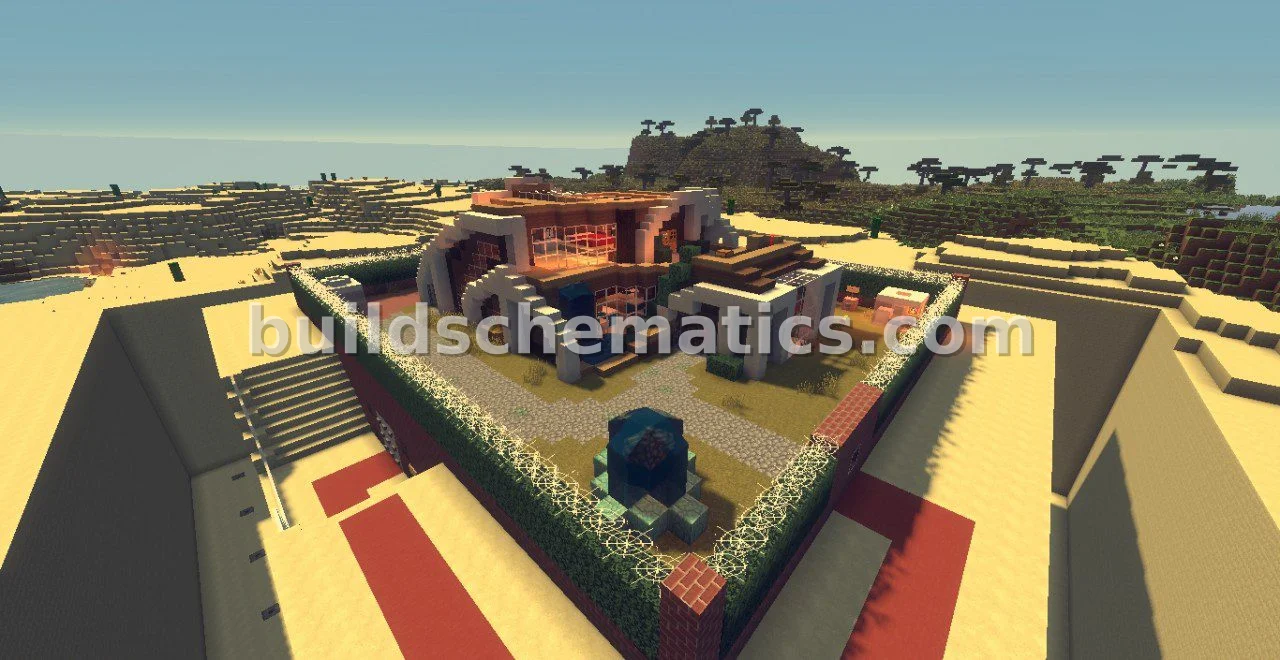 Secure Minecraft House with Advanced Security Systems