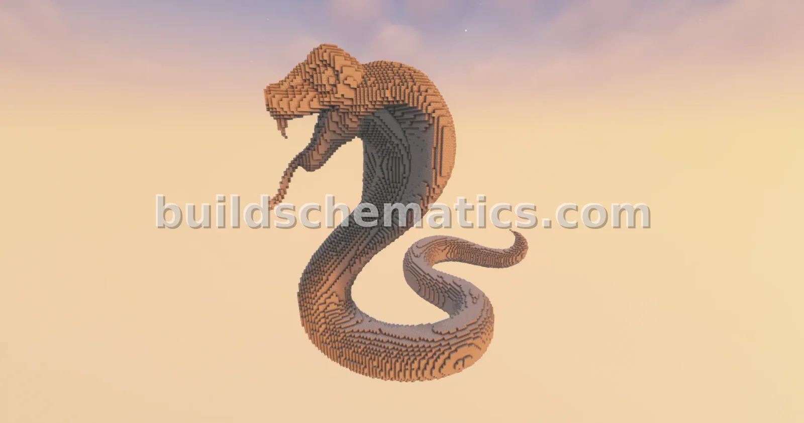 Brown Snake Statue Build — view 3
