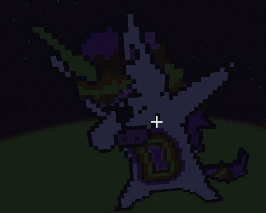 Dabbing Unicorn Pixel Art