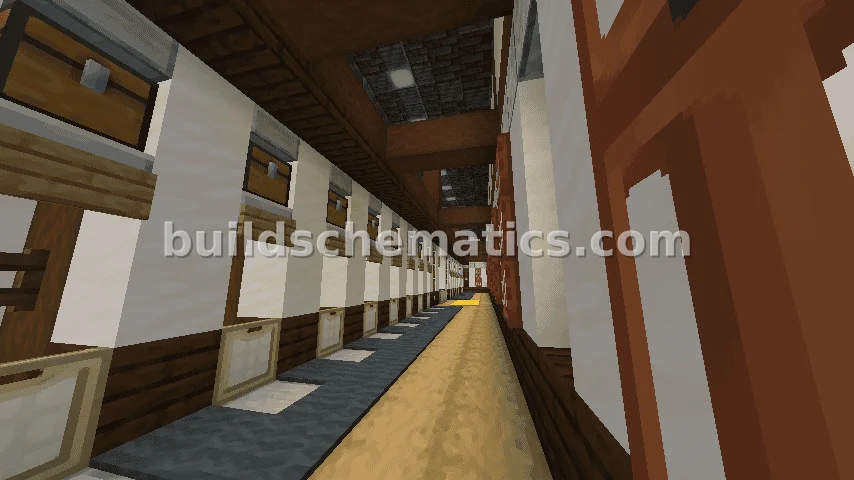Japanese Trading Hall - Dark Oak & Quartz — view 5