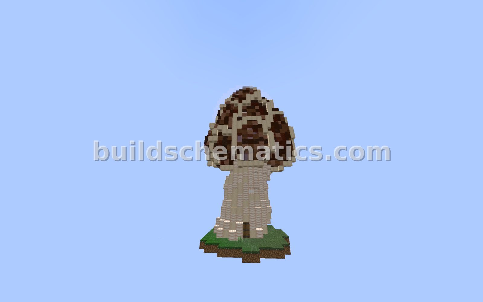Mushroom House Build — view 3