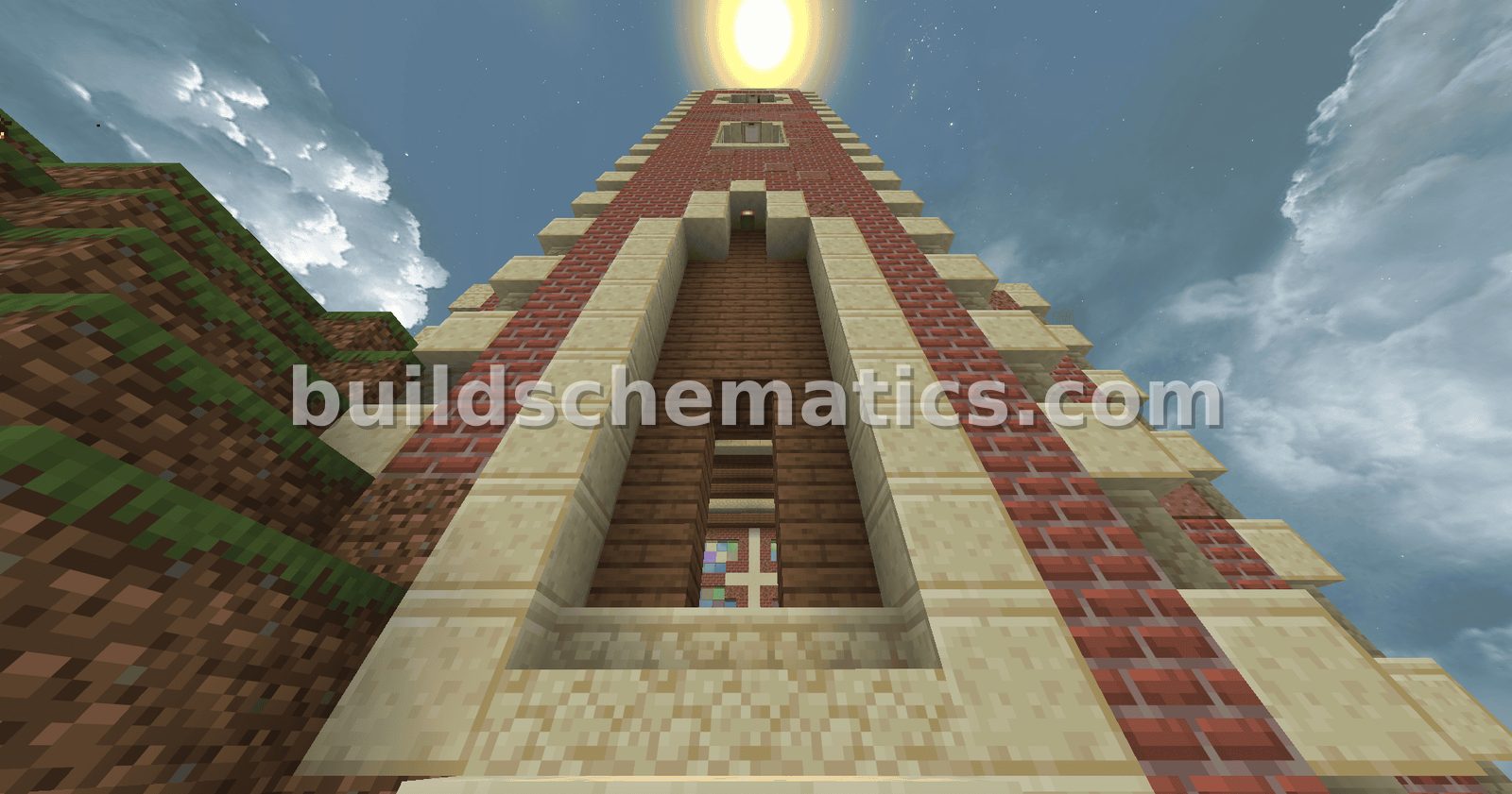 Mountain Church With Stained Glass