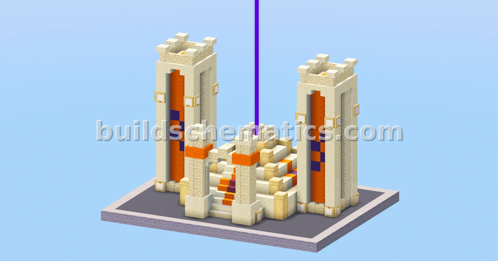Desert Pyramid Beacon Structure