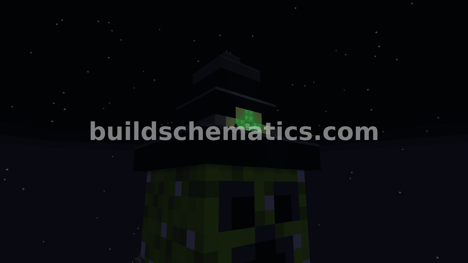 Giant Creeper Shaped Mob Farm — view 3