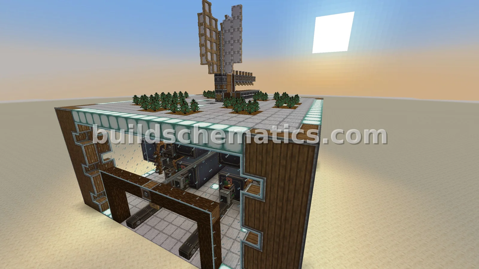 Automated Plank Farm for Create Mod