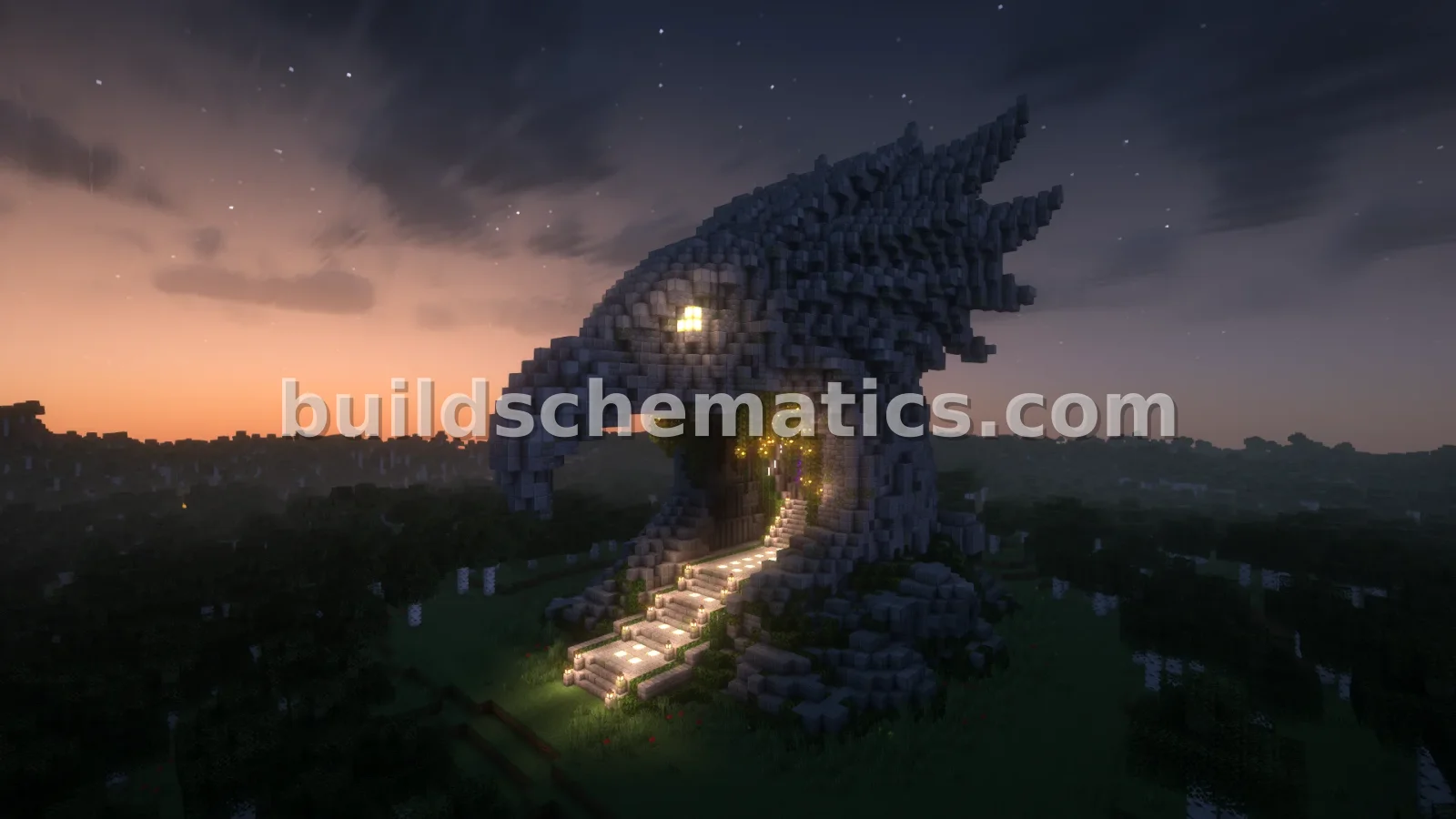 Vulture Nether Portal Statue Large — view 5