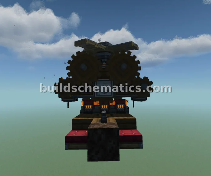 Compact Create Helicopter for Minecraft — view 2
