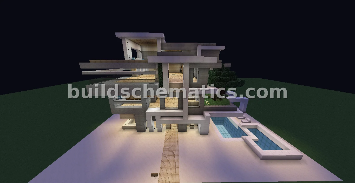 Modern Multi-Story House With Elevator