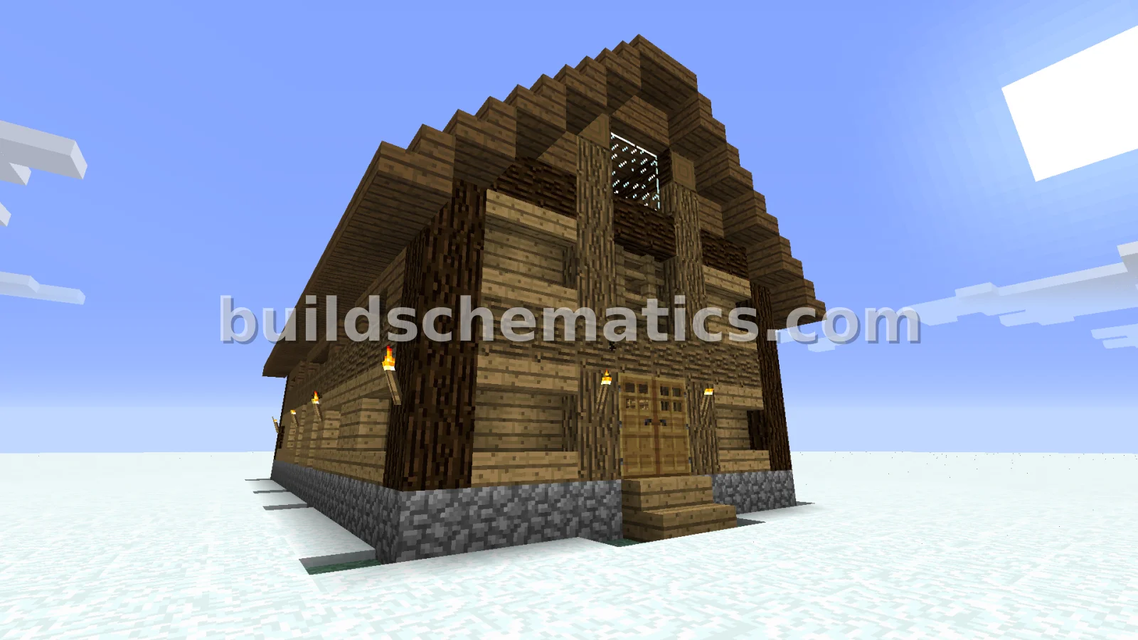 Cozy Winter Cabin for Survival