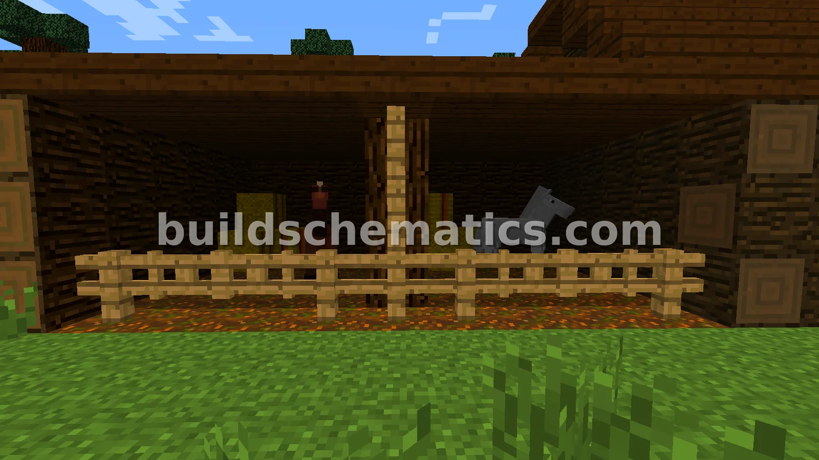 Rustic Cabin with Stables — view 2