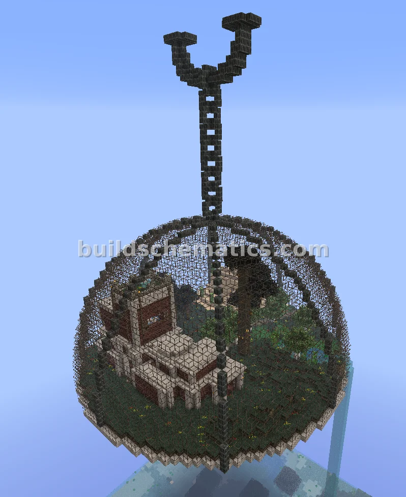 Biodome Hanging Basket House with Garden and Maze