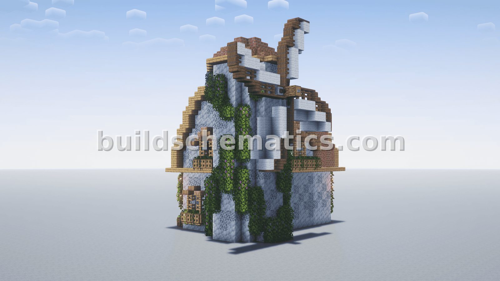 Rustic Hillside Mill House — view 3