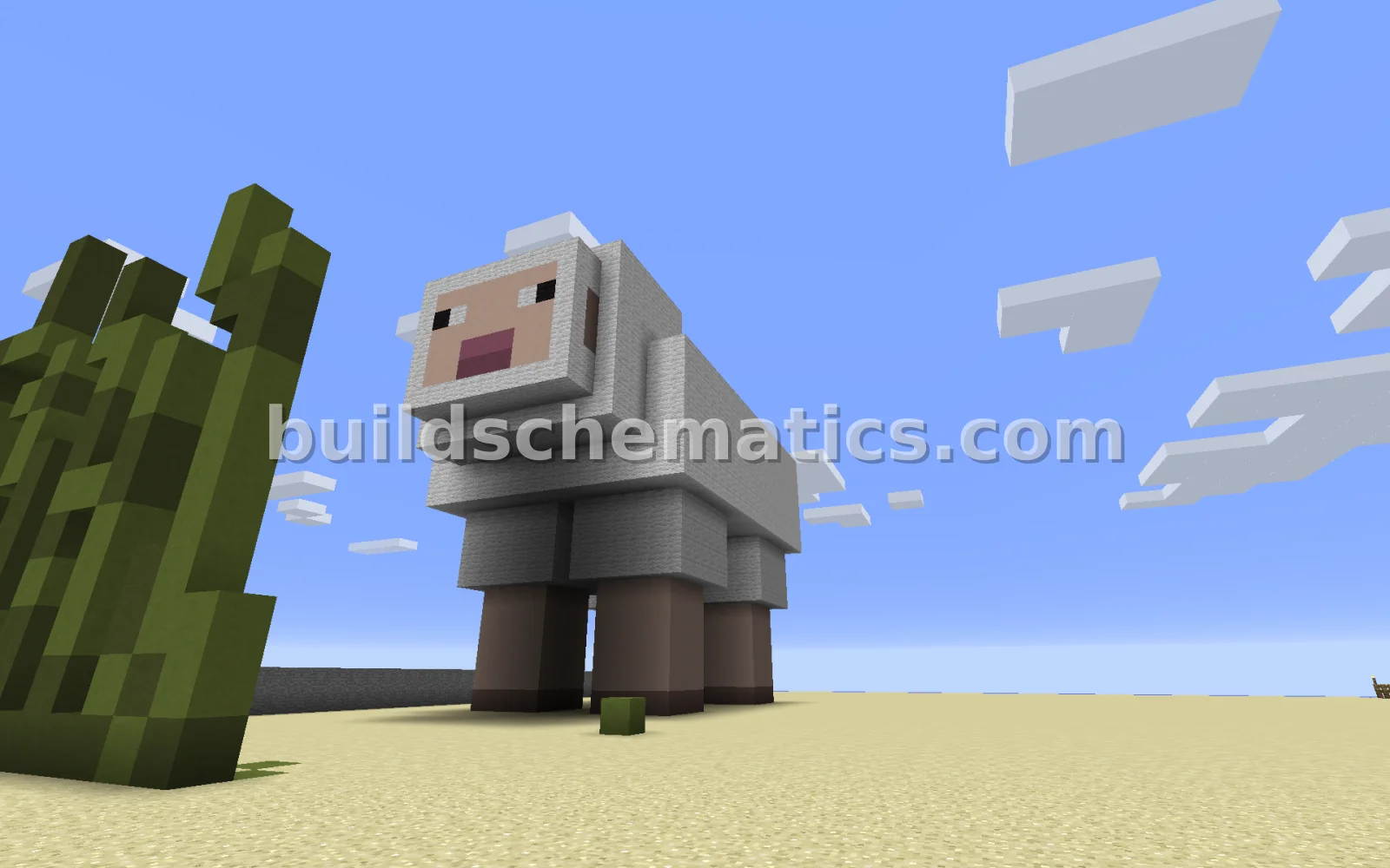 Large Sheep Statue — view 3