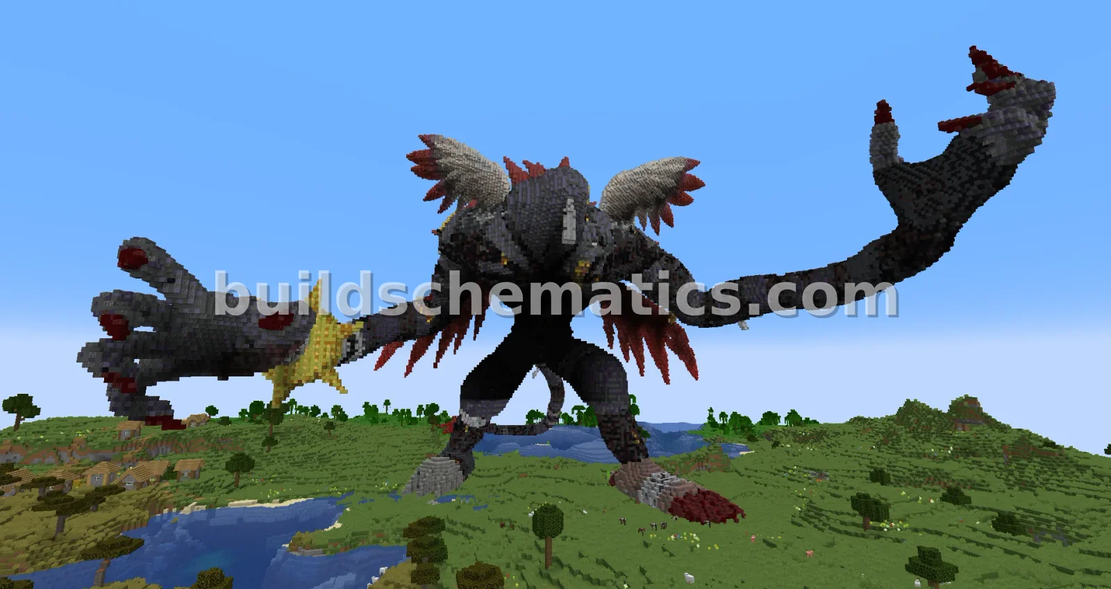 DiJiangmon Statue - Large Minecraft Build