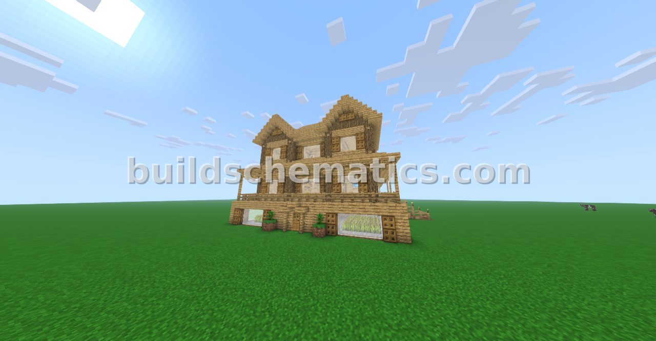 Large Wooden Mansion Build — view 2