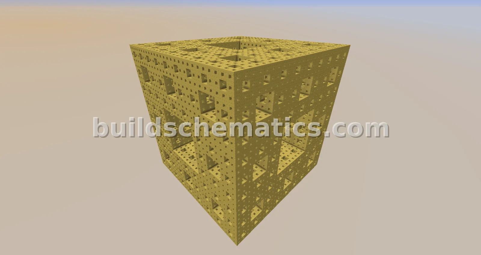 Fourth Iteration Menger Sponge Build