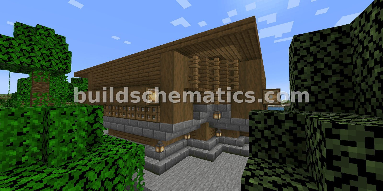 Medieval Trading Hall With Villager Zombifier — view 3