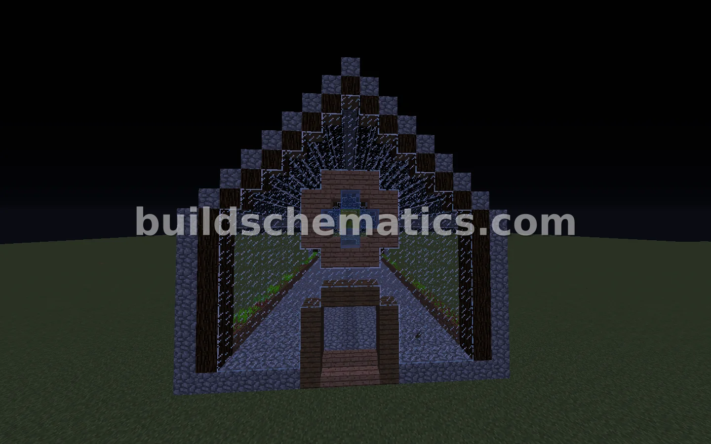 Greenhouse with Sprinkler System — view 3