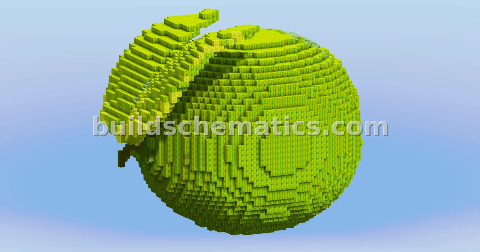 Lime Themed Minecraft Build