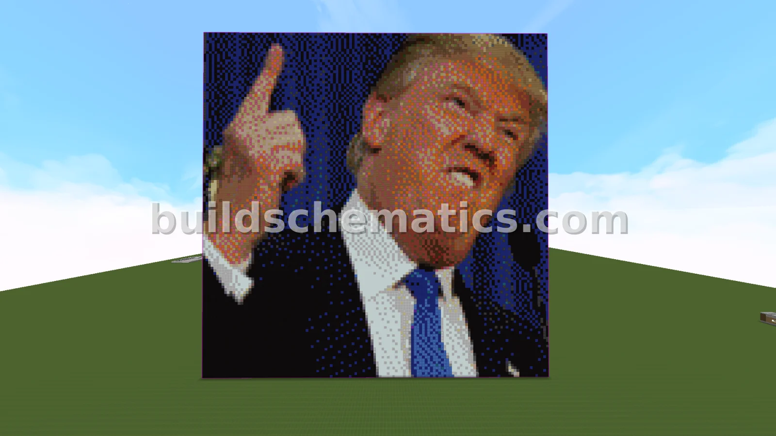 Donald Trump Pixel Art