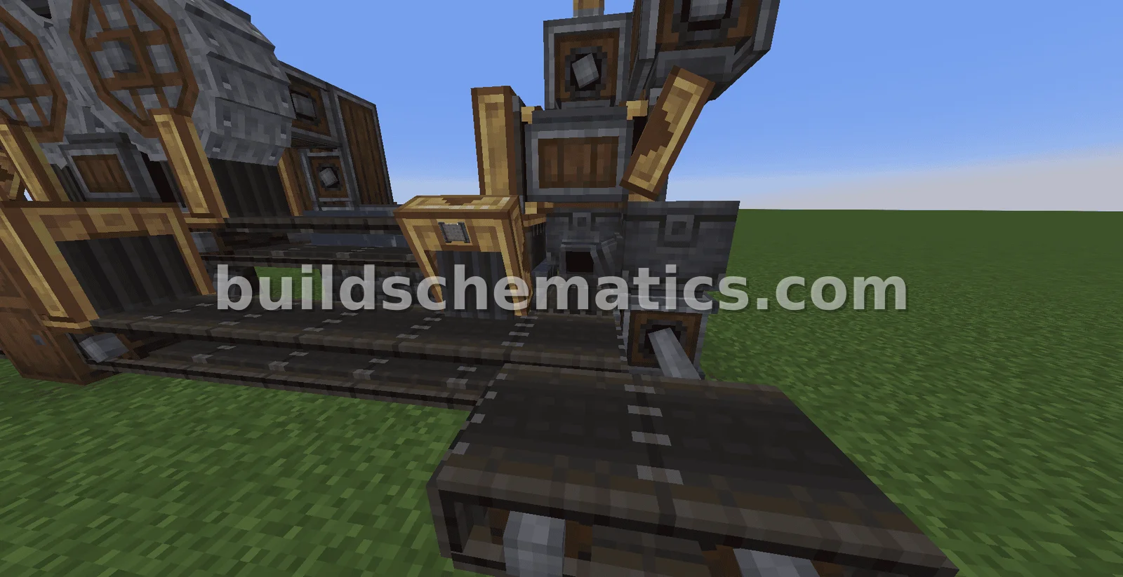 Create Mod Ore Processor - Belt and Cog Driven — view 3