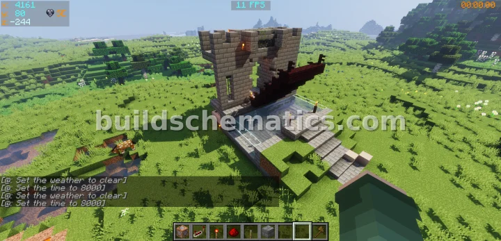 Smooth Redstone Drawbridge — view 2
