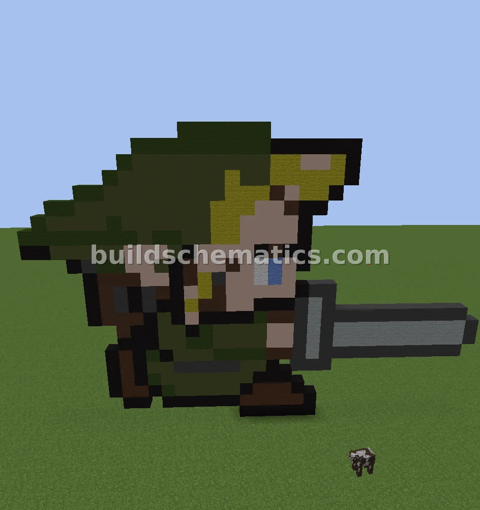 Zelda Link Pixel Art