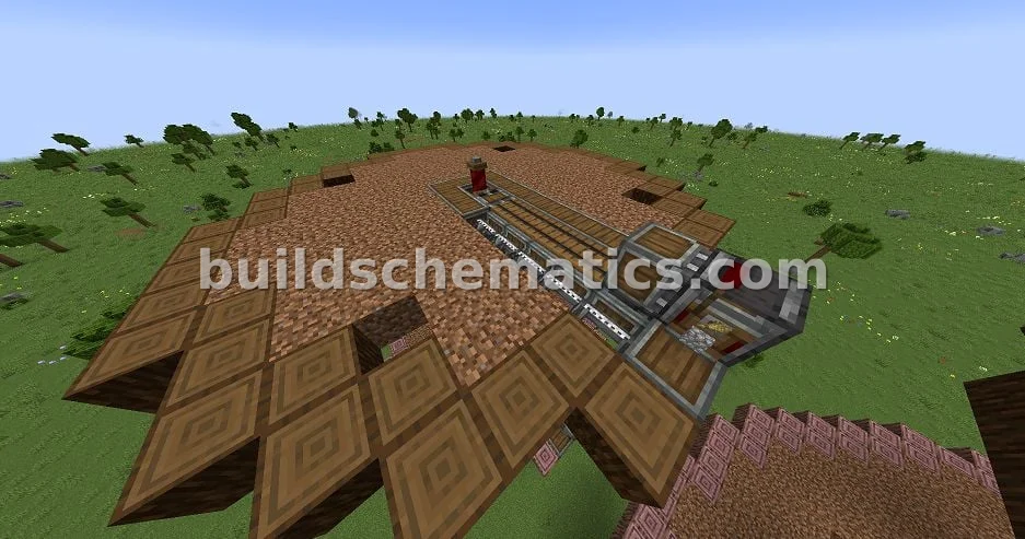 Small Circular Automatic Crop Farm — view 3