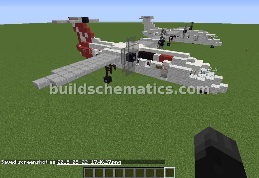 Bombardier Q400 Airplane Schematic