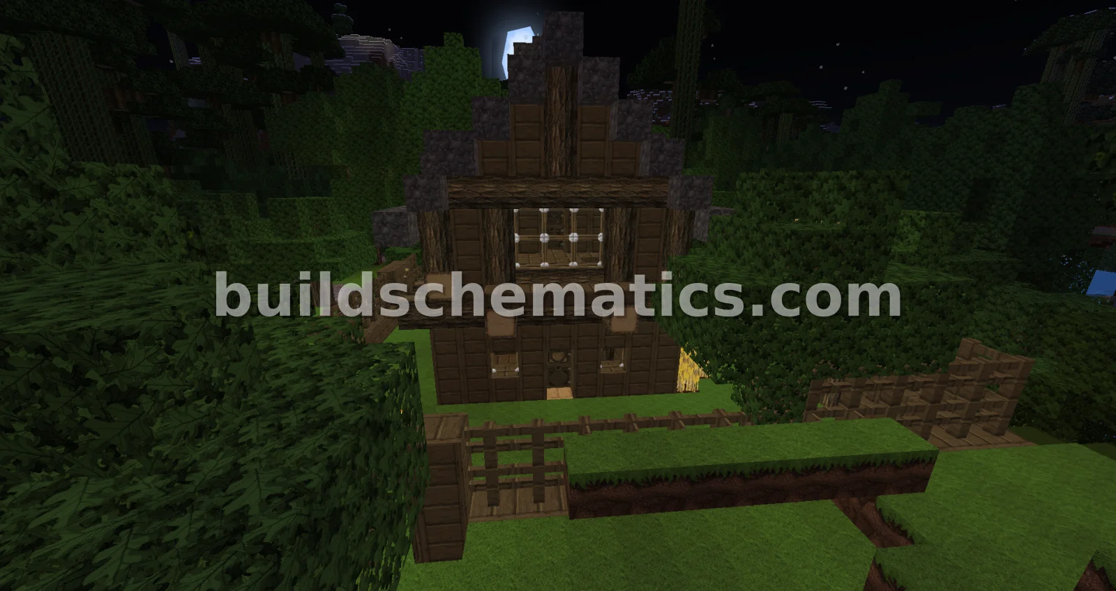 Rustic Wooden Village House — view 2