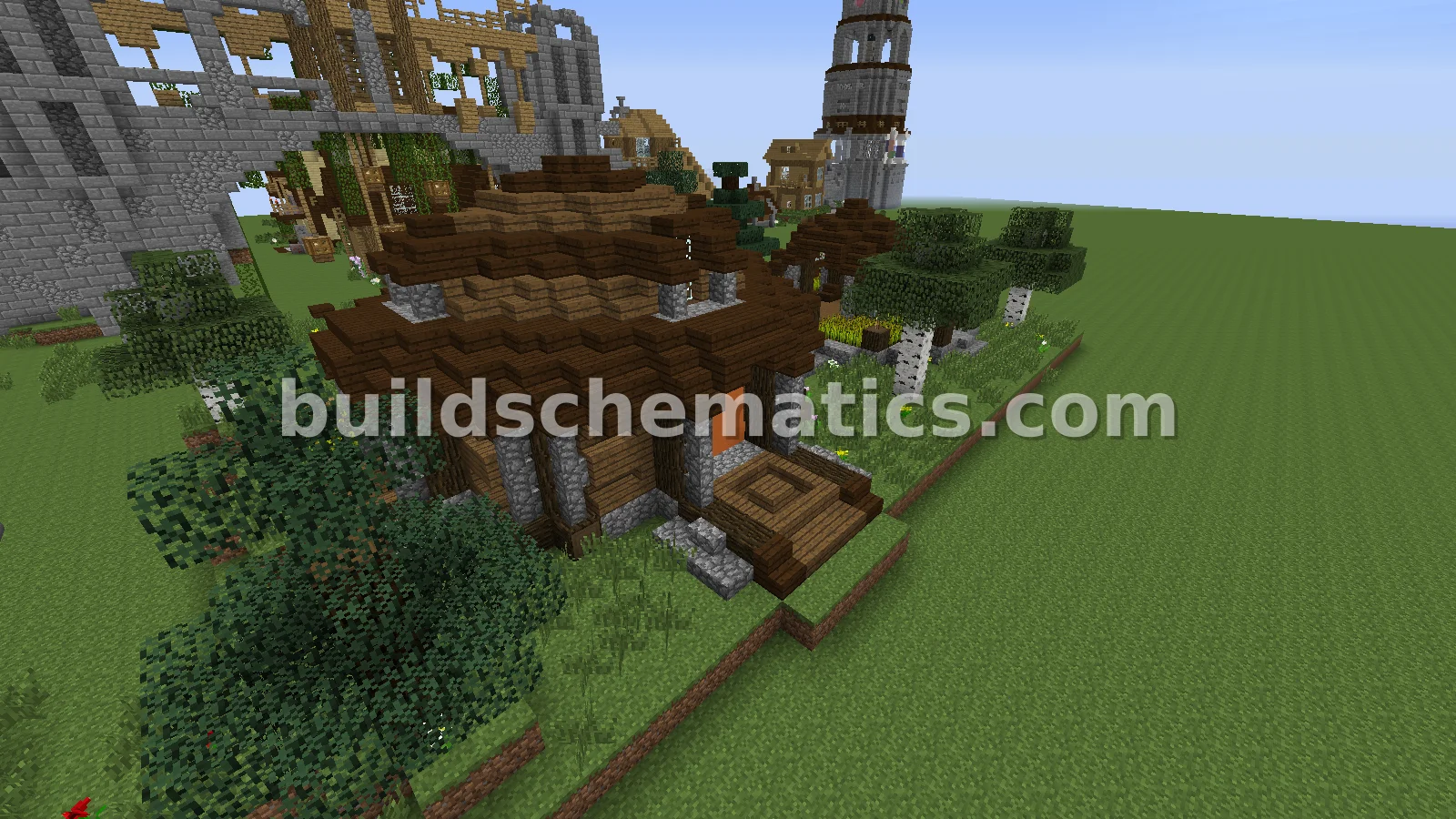 Rural Settlement With Unique Structures